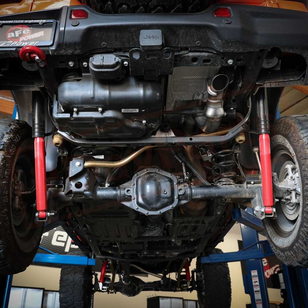 Image 3 aFe Power Diesel DPF-Back Exhaust System for Jeep Wrangler JL EcoDiesel 2020 - 2021 part in Exhaust Systems category