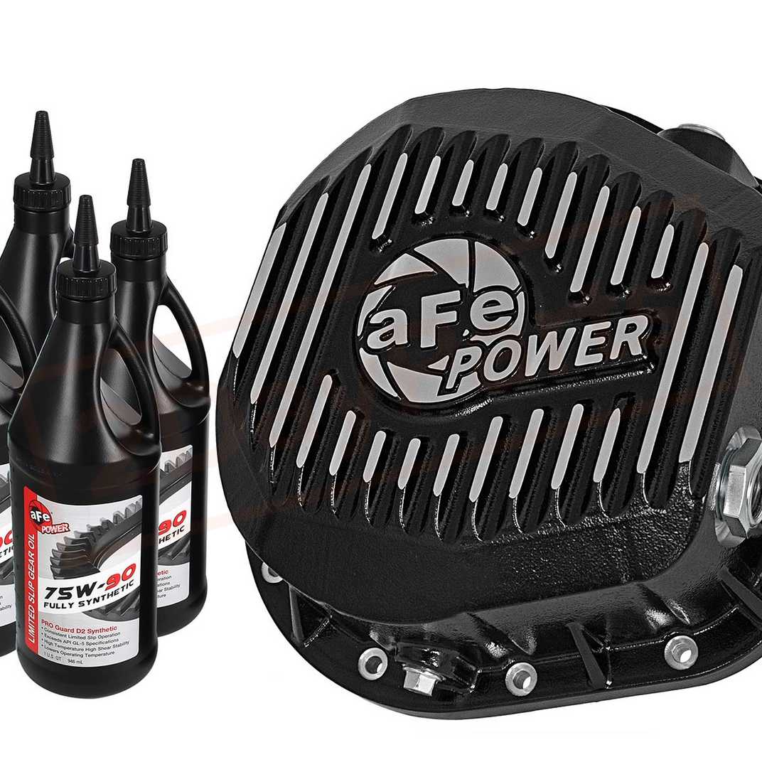 Image aFe Power Diesel Rear Differential Cover for Ford Excursion Power-Stroke 2000 - 2003 part in Differentials & Parts category