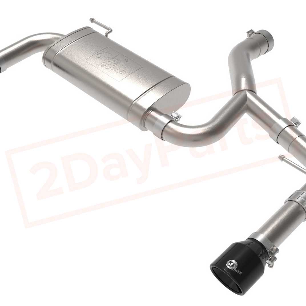 Image aFe Power Gas Axle-Back Exhaust System for BMW X1 (F48) B48 Engine 2015 - 2021 part in Exhaust Systems category
