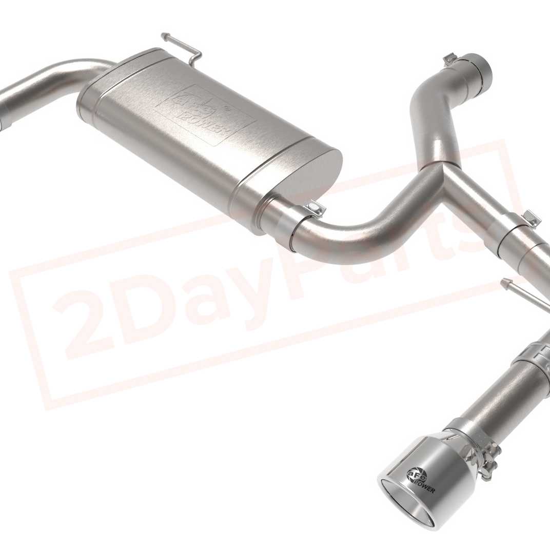 Image aFe Power Gas Axle-Back Exhaust System for BMW X1 (F48) B48 Engine 2015 - 2021 part in Exhaust Systems category