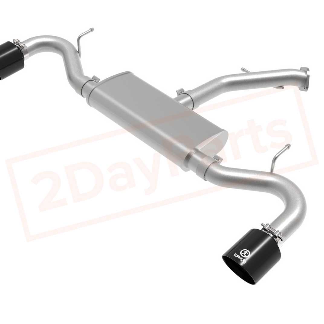 Image aFe Power Gas Axle-Back Exhaust System for Hyundai Elantra GT 2018 - 2020 part in Exhaust Systems category