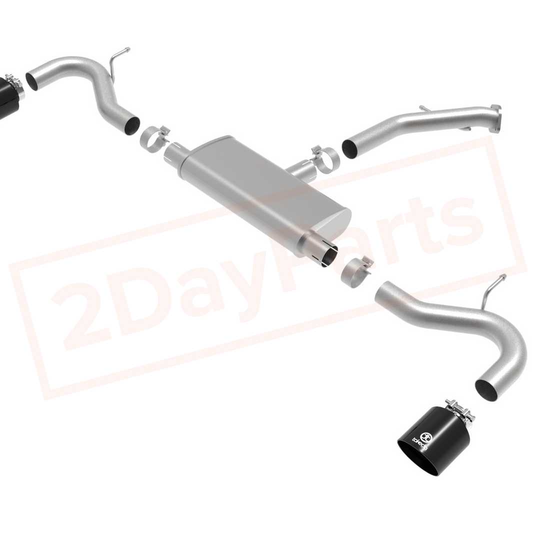 Image 3 aFe Power Gas Axle-Back Exhaust System for Hyundai Elantra GT 2018 - 2020 part in Exhaust Systems category