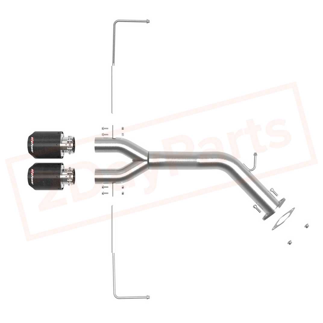 Image 2 aFe Power Gas Axle-Back Exhaust System for Hyundai Veloster 2019 - 2021 part in Exhaust Systems category