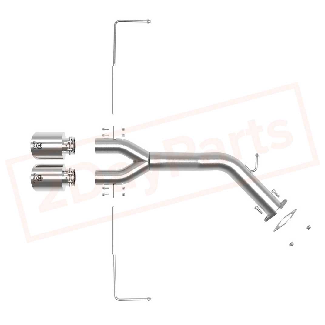 Image 2 aFe Power Gas Axle-Back Exhaust System for Hyundai Veloster 2019 - 2021 part in Exhaust Systems category