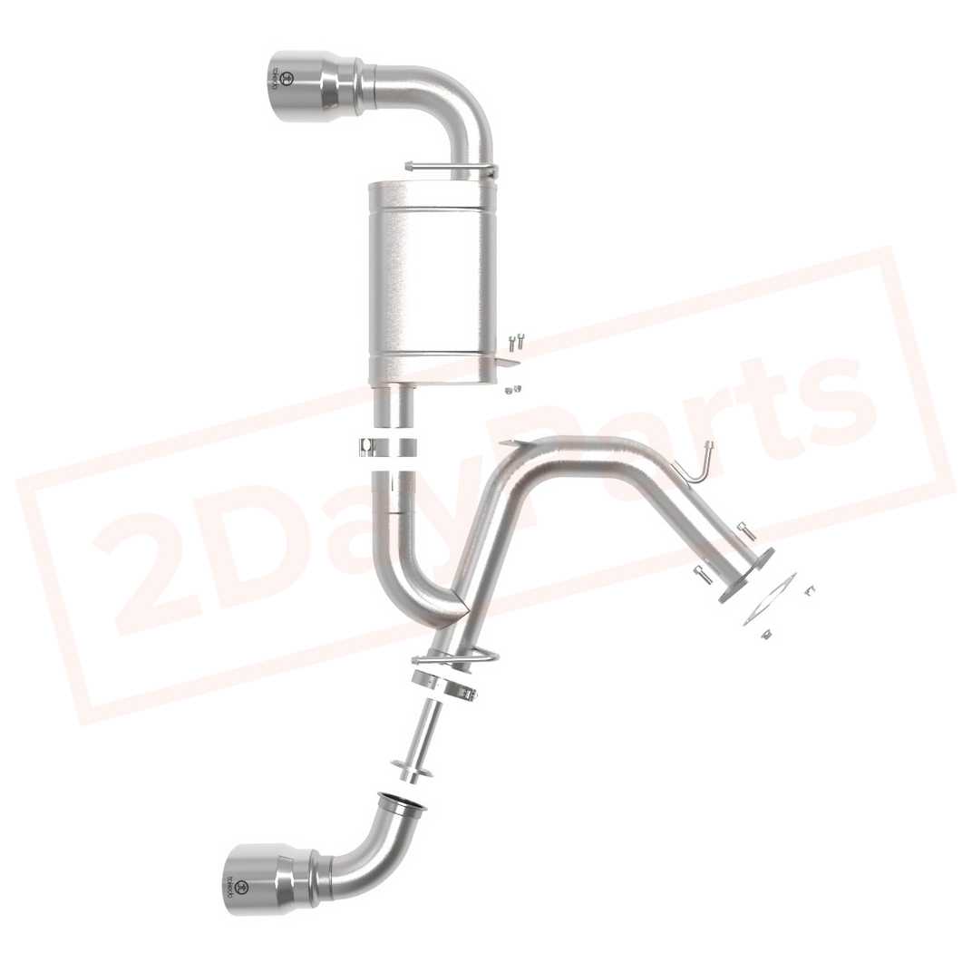 Image 3 aFe Power Gas Axle-Back Exhaust System for Hyundai Veloster N 2019 - 2020 part in Exhaust Systems category