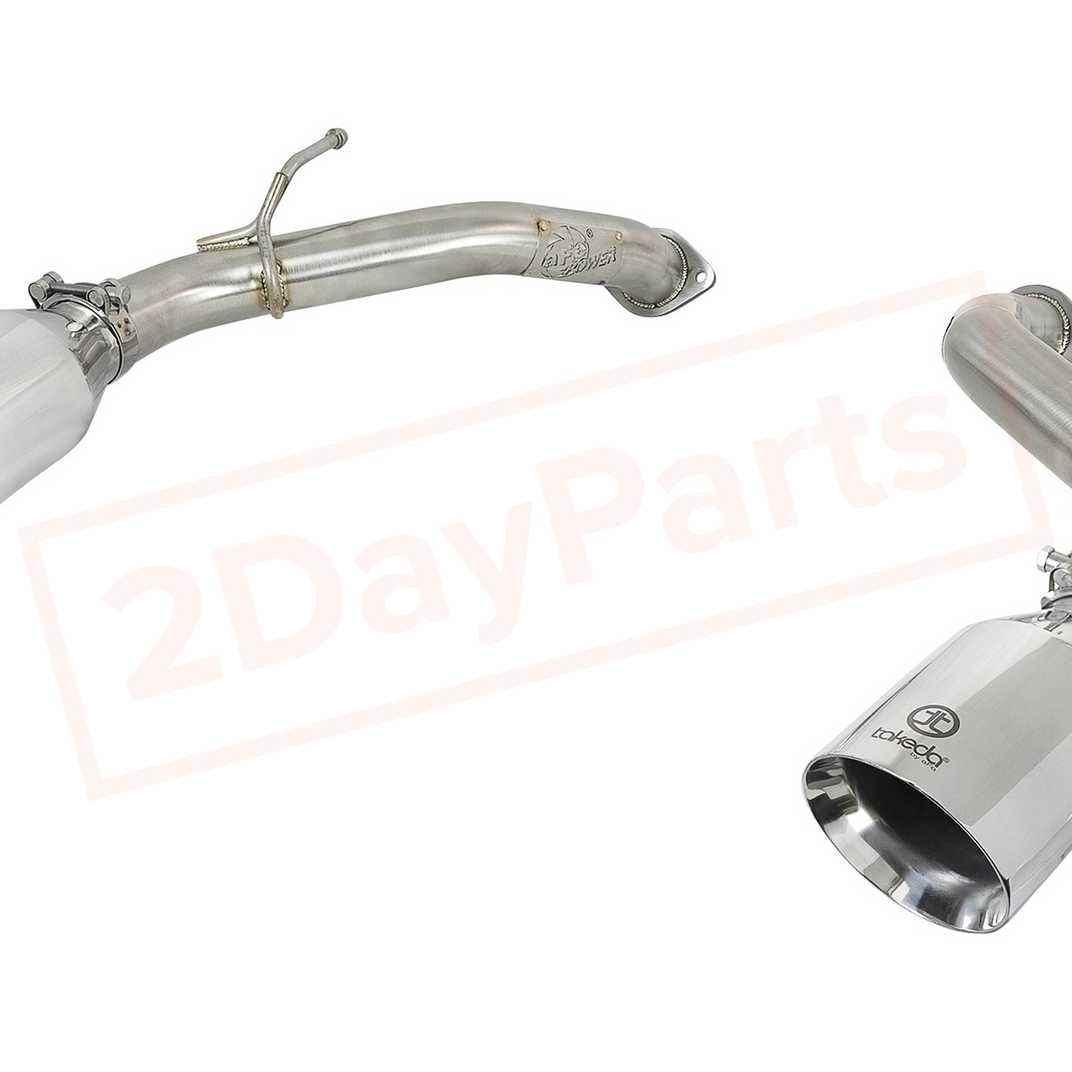 Image aFe Power Gas Axle-Back Exhaust System for Infiniti Q50 2016 - 2020 part in Exhaust Systems category