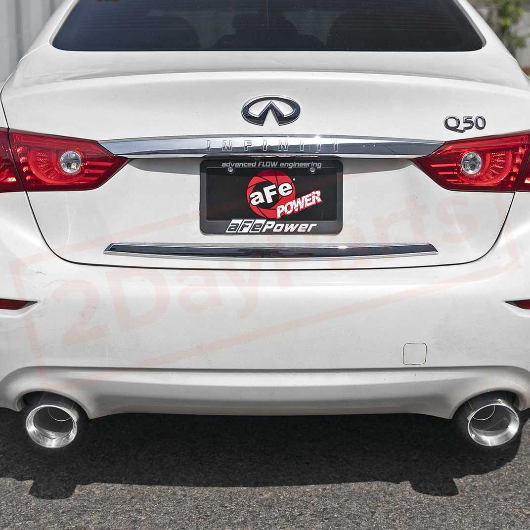 Image 3 aFe Power Gas Axle-Back Exhaust System for Infiniti Q50 2016 - 2020 part in Exhaust Systems category