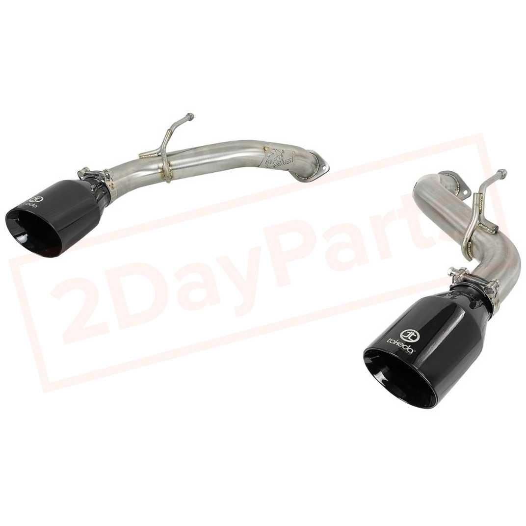 Image aFe Power Gas Axle-Back Exhaust System for Infiniti Q60 2017 - 2021 part in Exhaust Systems category