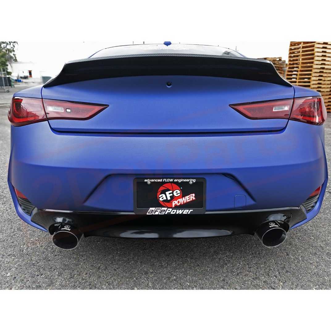 Image 1 aFe Power Gas Axle-Back Exhaust System for Infiniti Q60 2017 - 2021 part in Exhaust Systems category