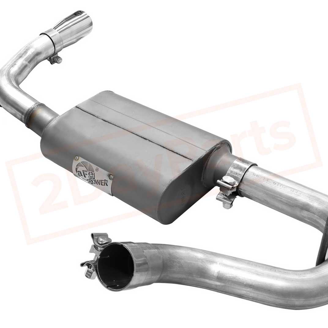 Image 1 aFe Power Gas Axle-Back Exhaust System for Jeep Wrangler JK 2007 - 2011 part in Exhaust Systems category