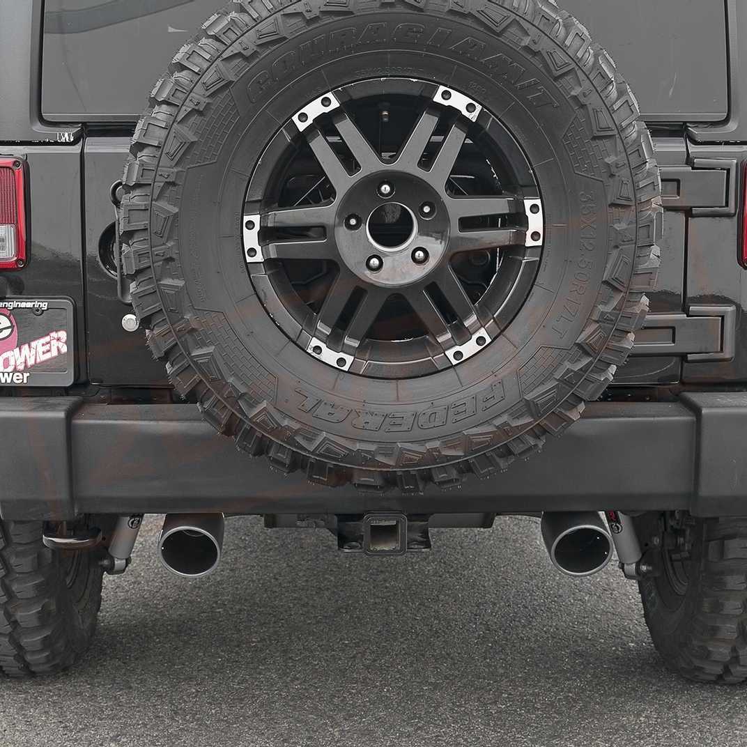 Image 3 aFe Power Gas Axle-Back Exhaust System for Jeep Wrangler JK 2007 - 2011 part in Exhaust Systems category