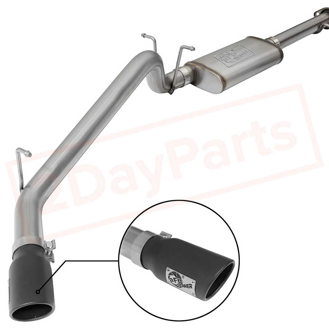 Image aFe Power Gas Cat-Back Exhaust System for Chevrolet Colorado 2015 - 2016 part in Exhaust Systems category