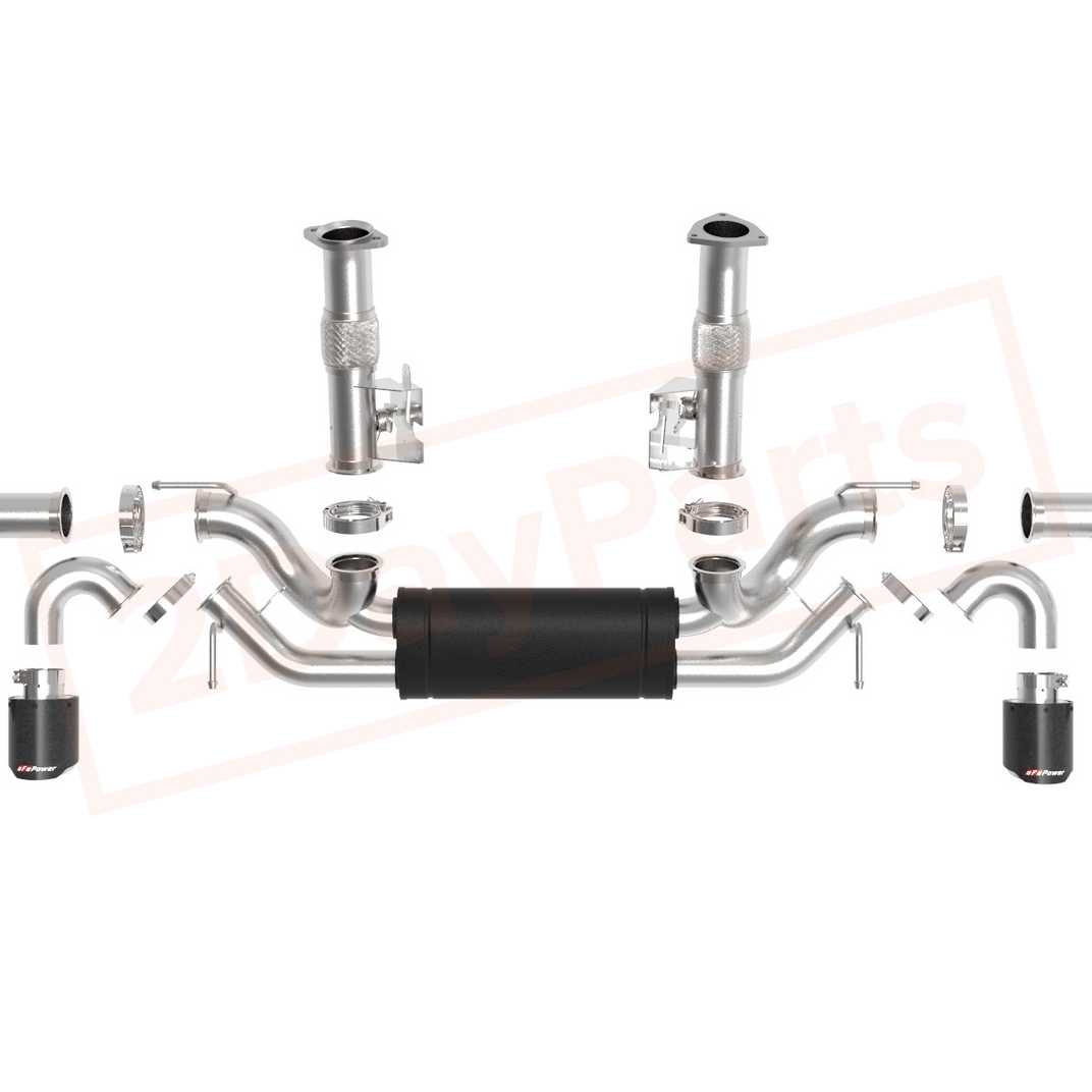 Image 3 aFe Power Gas Cat-Back Exhaust System for Chevrolet Corvette (C8) 2020 - 2021 part in Exhaust Systems category