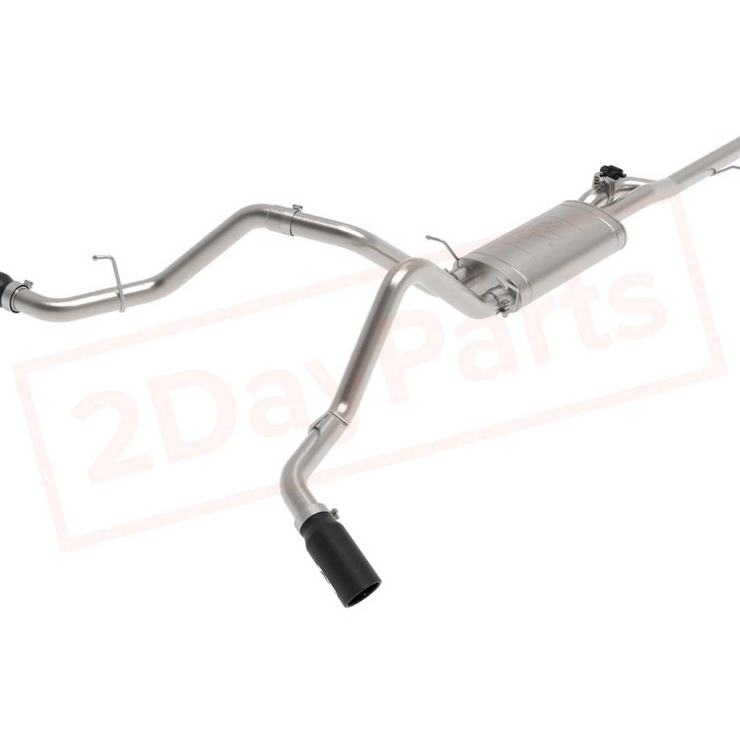 Image aFe Power Gas Cat-Back Exhaust System for Chevrolet Silverado 1500 2014 - 2018 part in Exhaust Systems category