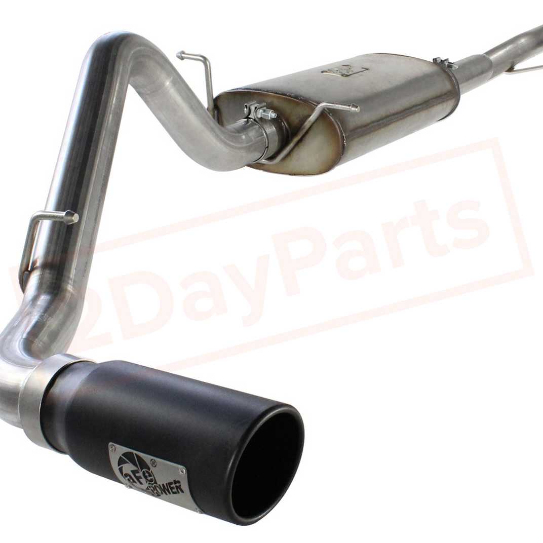 Image aFe Power Gas Cat-Back Exhaust System for Chevrolet Silverado 1500 2014 - 2018 part in Exhaust Systems category