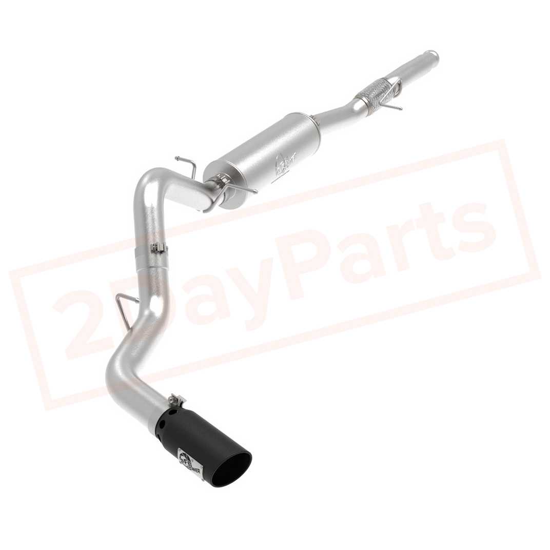 Image aFe Power Gas Cat-Back Exhaust System for Chevrolet Silverado 1500 2014 - 2018 part in Exhaust Systems category