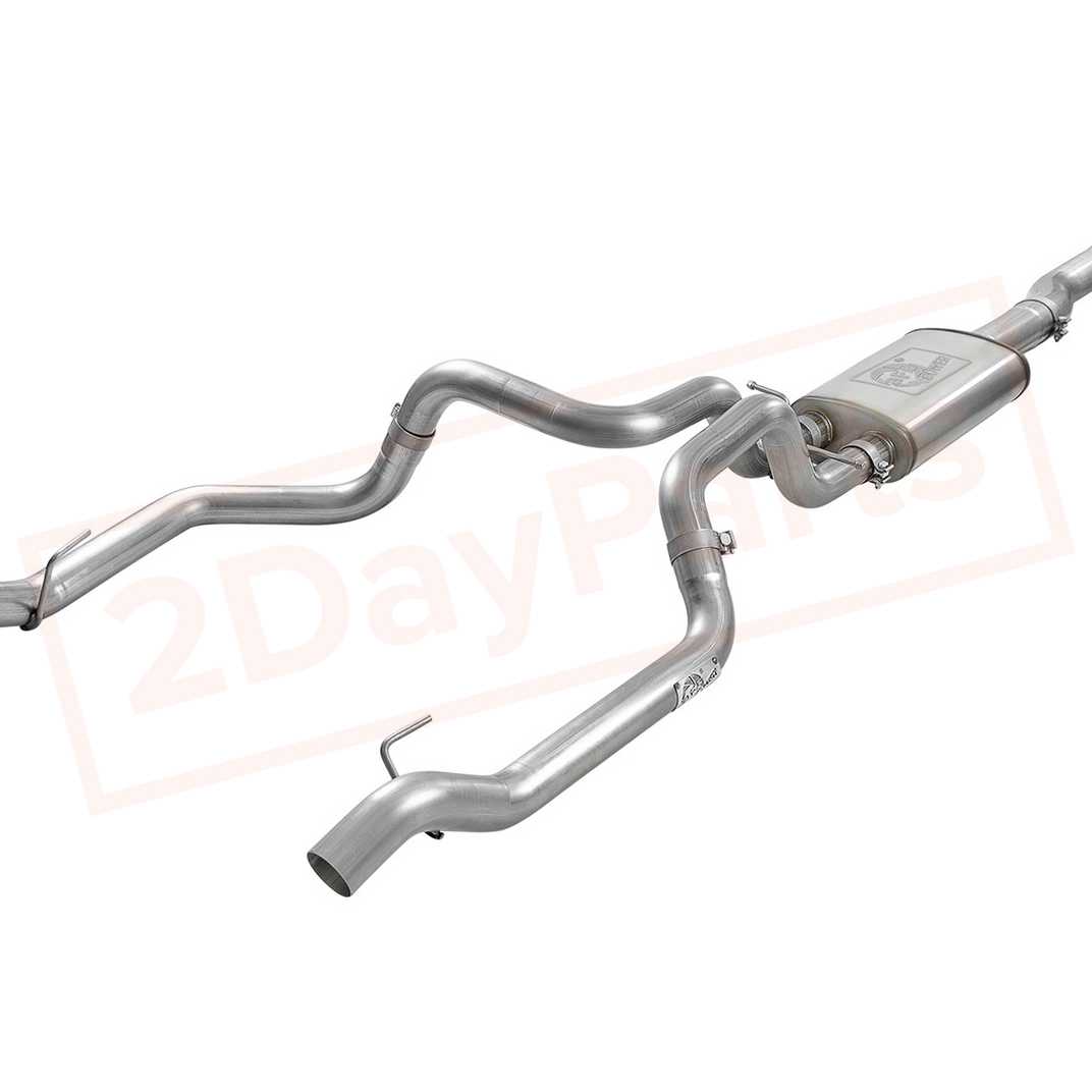 Image aFe Power Gas Cat-Back Exhaust System for Chevrolet Silverado 1500 2019 - 2021 part in Exhaust Systems category