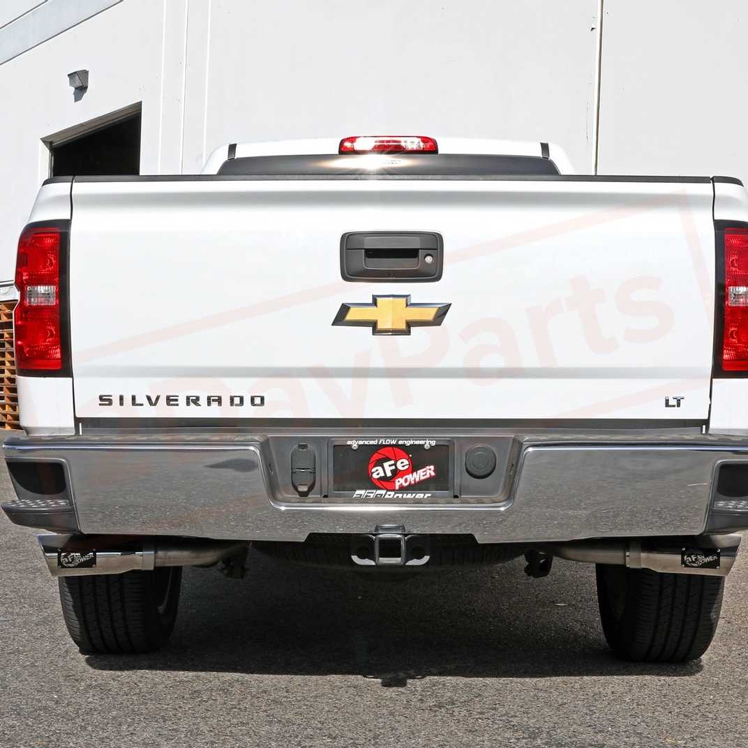 Image 1 aFe Power Gas Cat-Back Exhaust System for Chevrolet Silverado 1500 LD 2019 part in Exhaust Systems category
