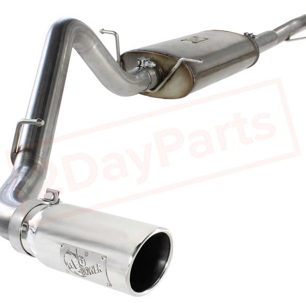 Image aFe Power Gas Cat-Back Exhaust System for Chevrolet Silverado 1500 LD 2019 part in Exhaust Systems category