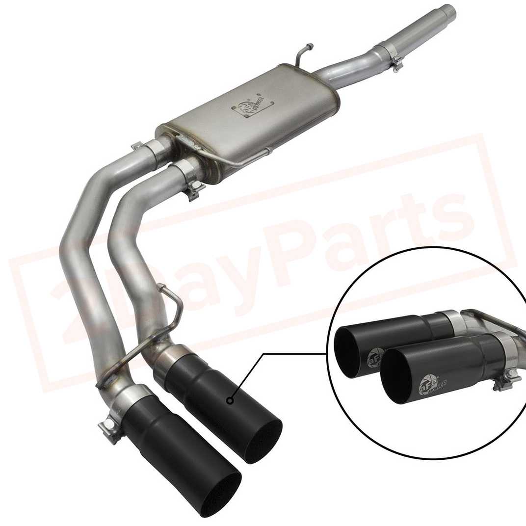 Image aFe Power Gas Cat-Back Exhaust System for Ford F-150 2004 - 2008 part in Exhaust Systems category