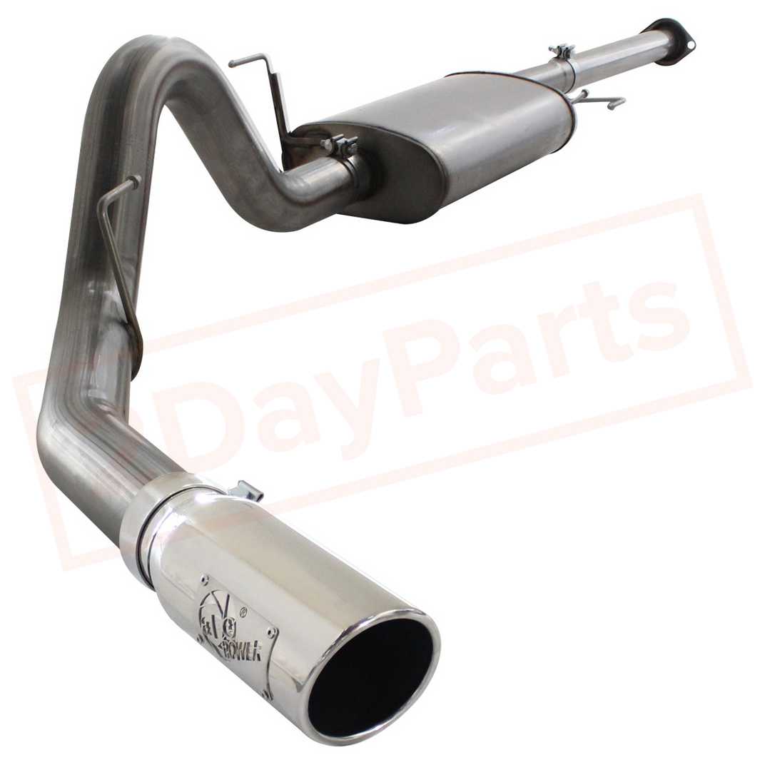 Image aFe Power Gas Cat-Back Exhaust System for Ford F-150 EcoBoost 2011 - 2014 part in Exhaust Systems category