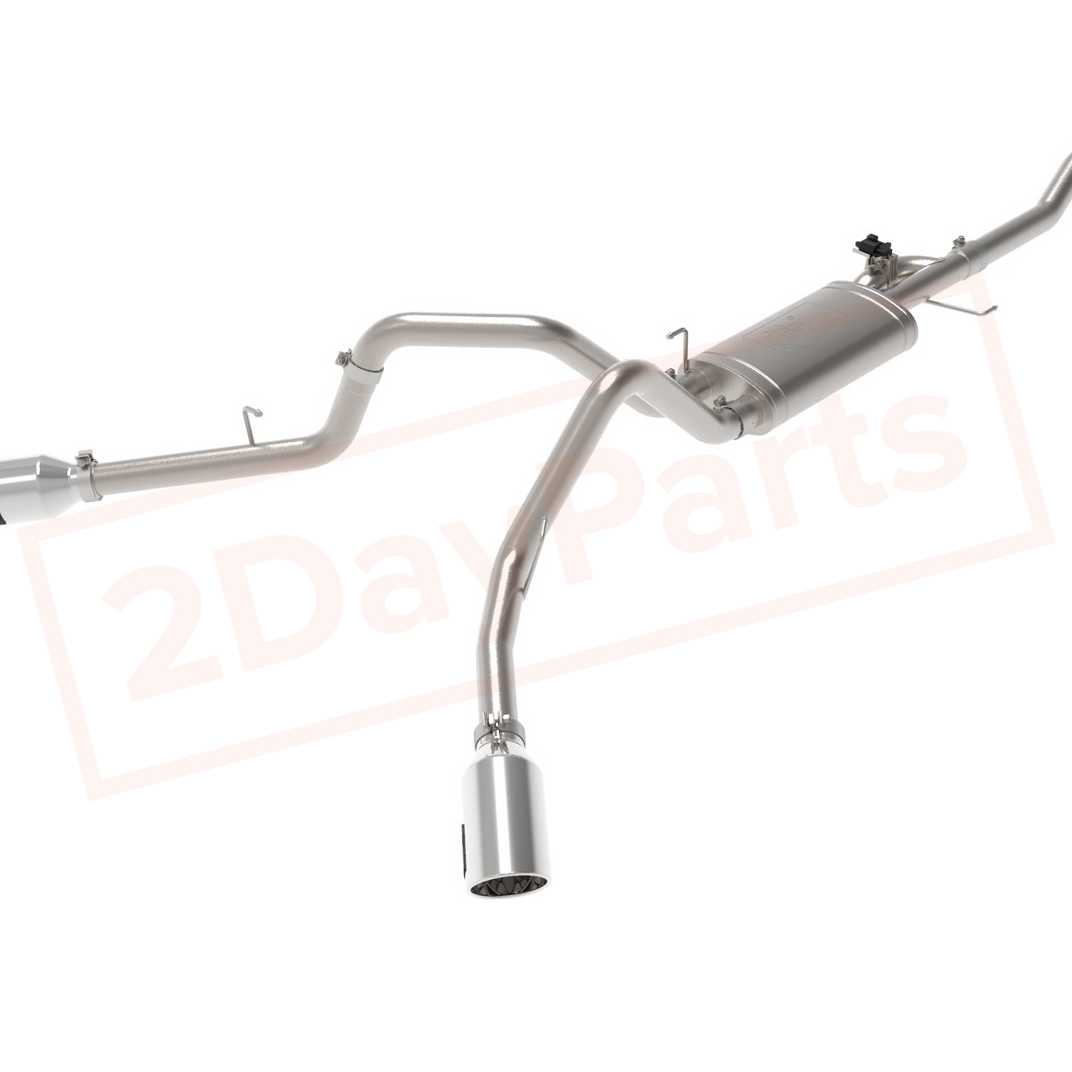 Image aFe Power Gas Cat-Back Exhaust System for Ford F-150 EcoBoost 2015 - 2020 part in Exhaust Systems category