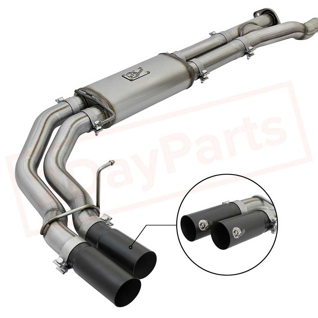 Image aFe Power Gas Cat-Back Exhaust System for Ford F-150 Raptor EcoBoost 2017 - 2020 part in Exhaust Systems category