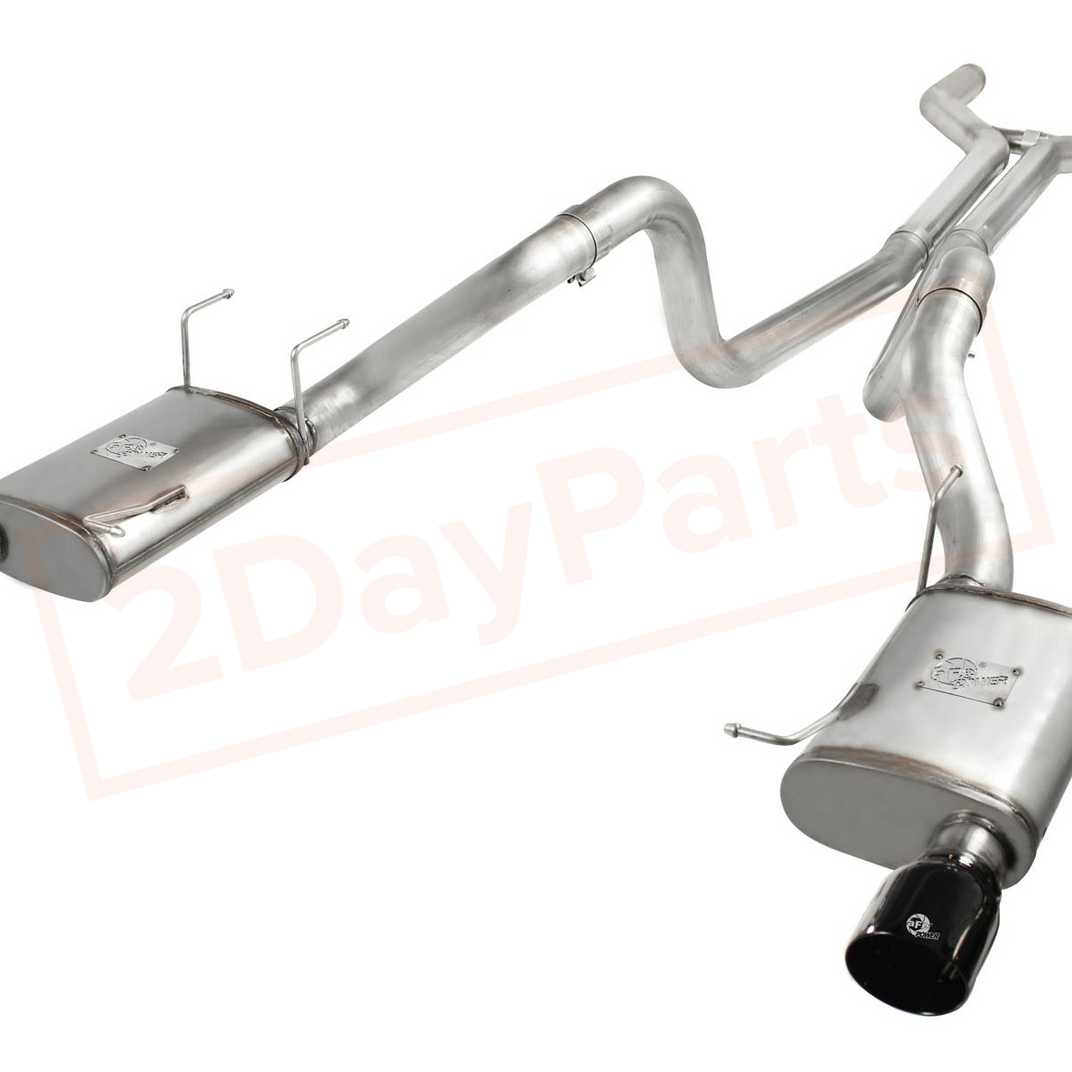 Image aFe Power Gas Cat-Back Exhaust System for Ford Mustang GT 2011 - 2014 part in Exhaust Systems category