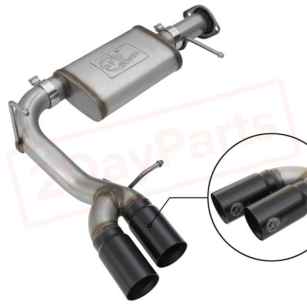 Image aFe Power Gas Cat-Back Exhaust System for GMC Canyon 2015 - 2020 part in Exhaust Systems category