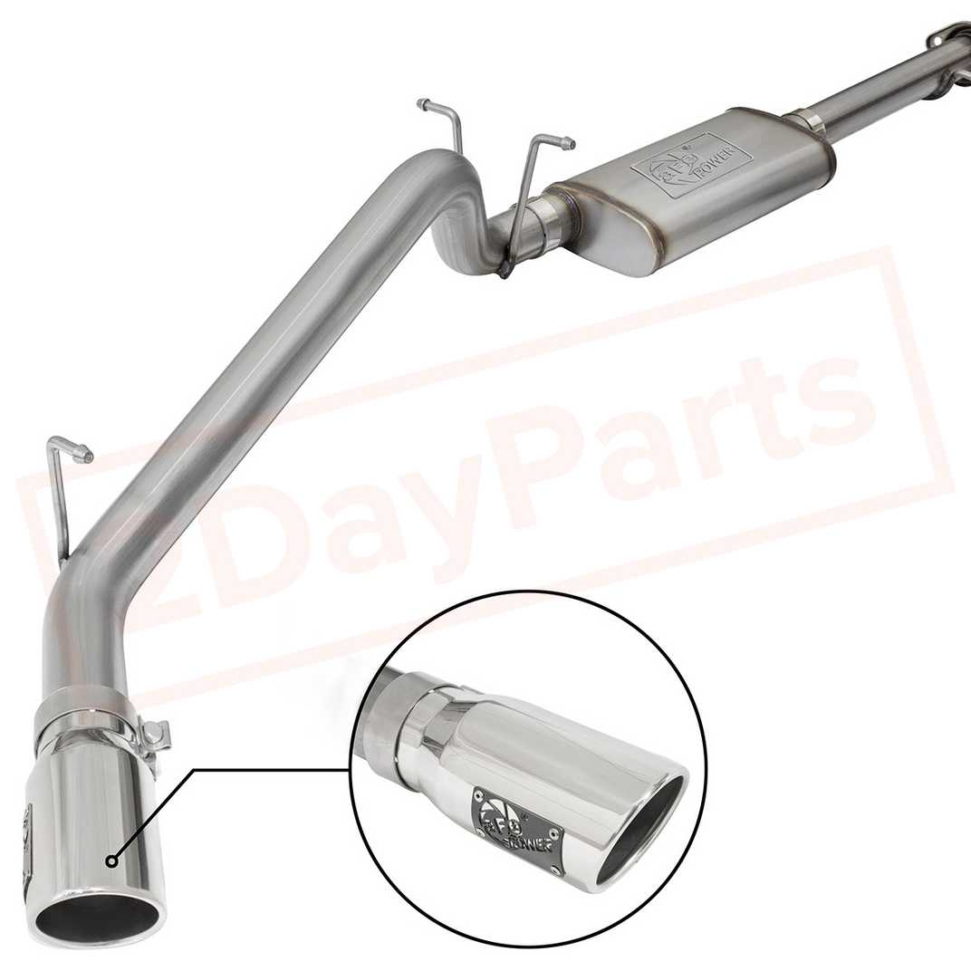 Image aFe Power Gas Cat-Back Exhaust System for GMC Canyon 2017 - 2021 part in Exhaust Systems category