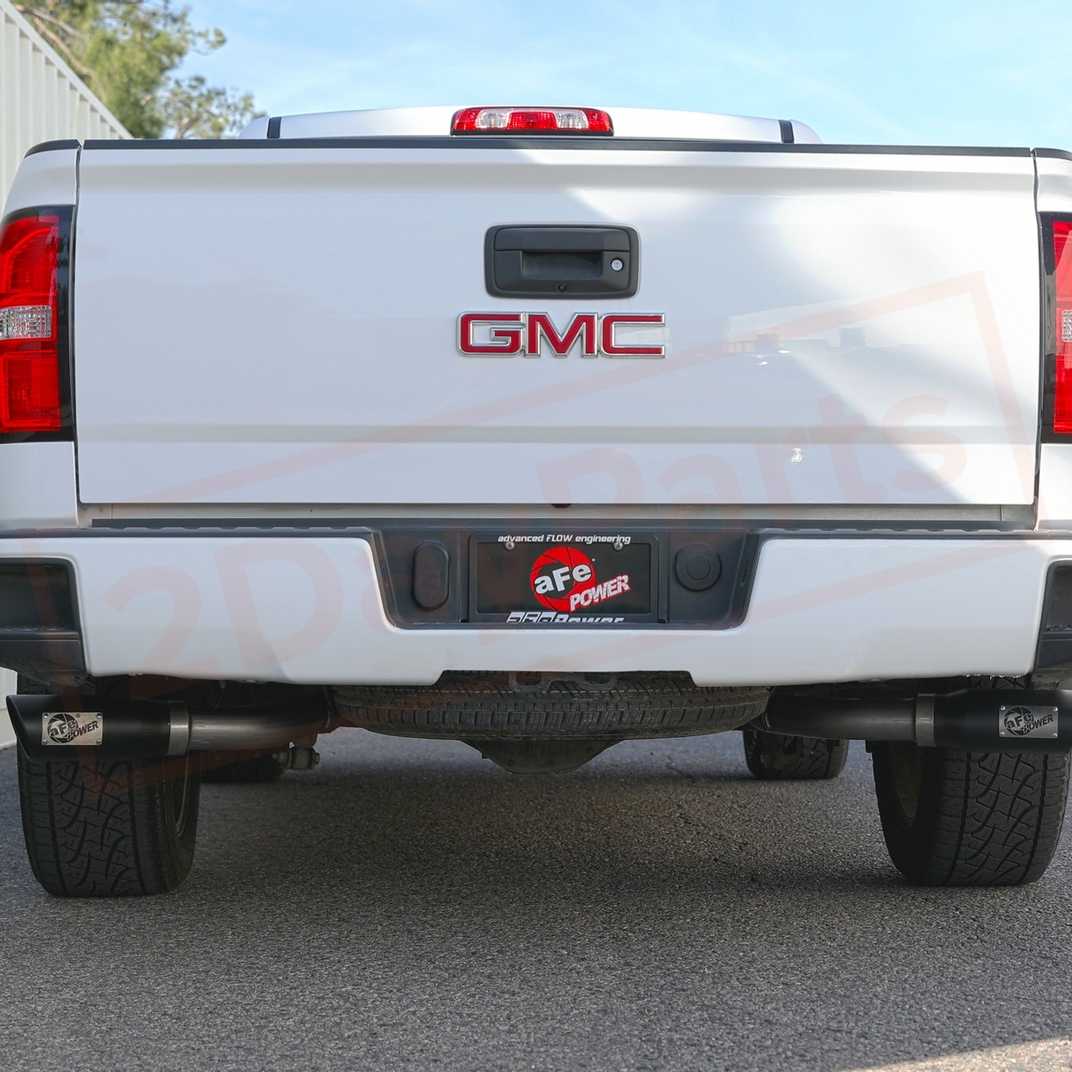 Image 1 aFe Power Gas Cat-Back Exhaust System for GMC Sierra 1500 2009 - 2013 part in Exhaust Systems category