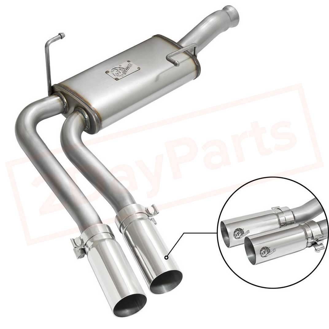 Image aFe Power Gas Cat-Back Exhaust System for GMC Sierra 1500 2009 - 2013 part in Exhaust Systems category