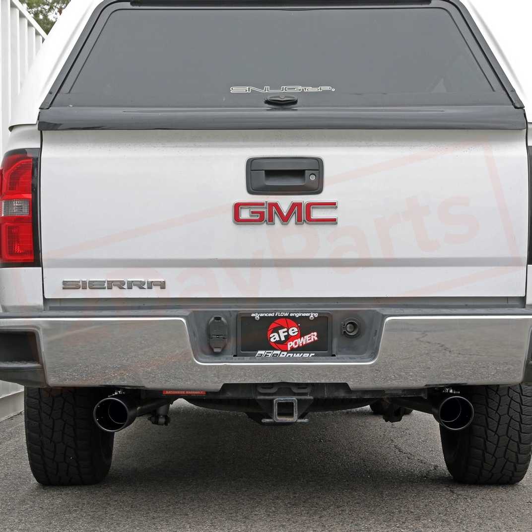 Image 1 aFe Power Gas Cat-Back Exhaust System for GMC Sierra 1500 2009 - 2013 part in Exhaust Systems category