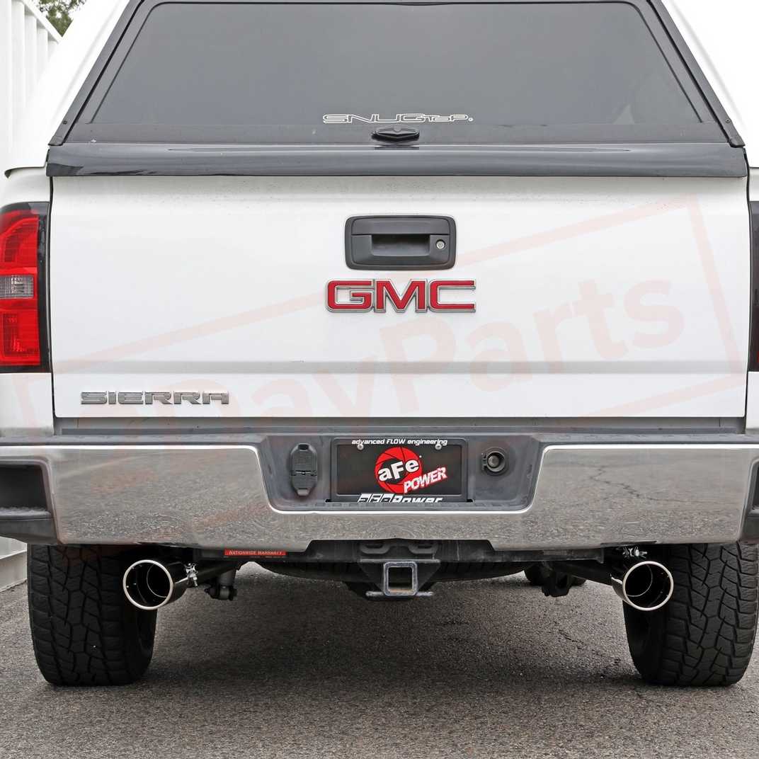 Image 1 aFe Power Gas Cat-Back Exhaust System for GMC Sierra 1500 2009 - 2013 part in Exhaust Systems category