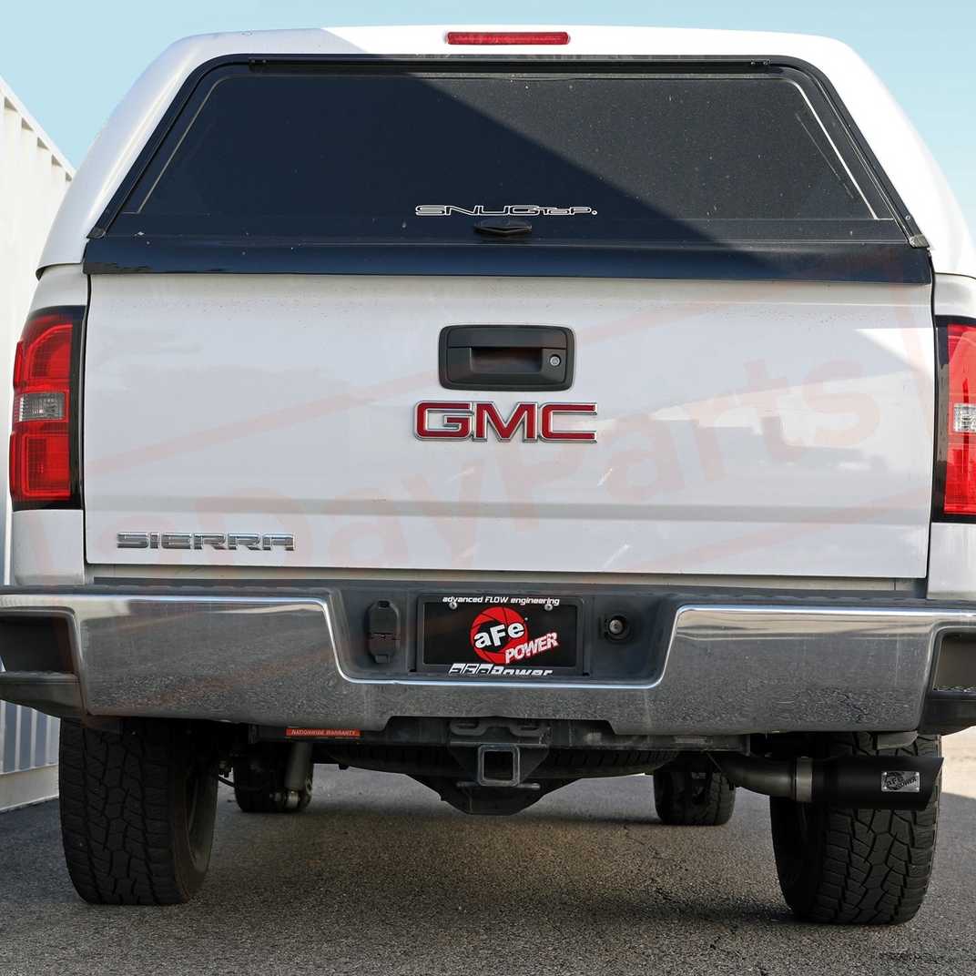 Image 1 aFe Power Gas Cat-Back Exhaust System for GMC Sierra 1500 2009 - 2018 part in Exhaust Systems category
