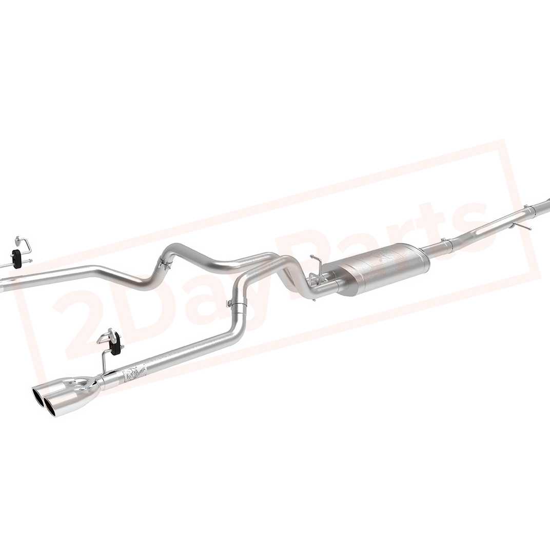 Image aFe Power Gas Cat-Back Exhaust System for GMC Sierra 1500 2019 - 2021 part in Exhaust Systems category