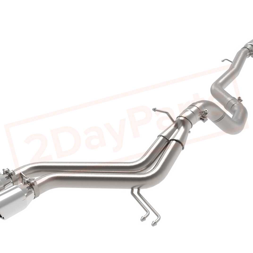 Image aFe Power Gas Cat-Back Exhaust System for Hyundai Veloster 2013 - 2017 part in Exhaust Systems category