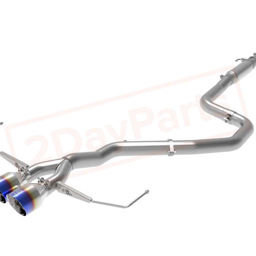 Image aFe Power Gas Cat-Back Exhaust System for Hyundai Veloster 2019 - 2021 part in Exhaust Systems category