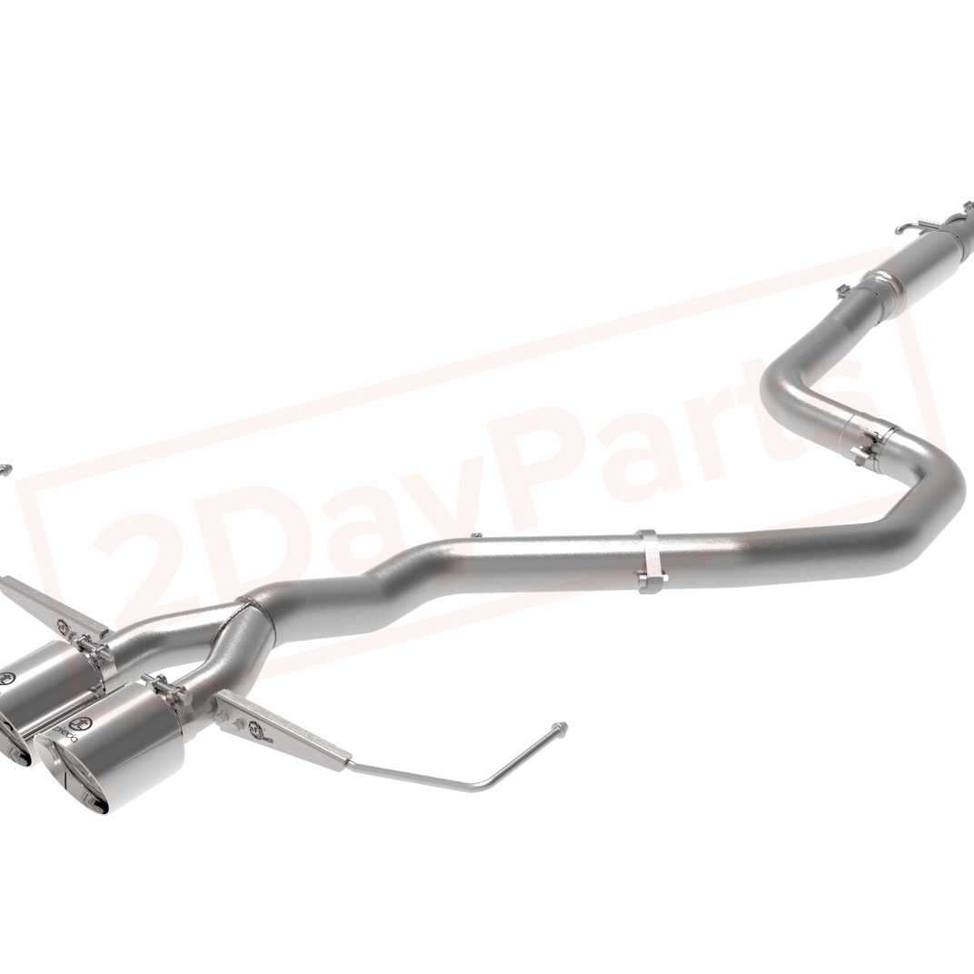 Image aFe Power Gas Cat-Back Exhaust System for Hyundai Veloster 2019 - 2021 part in Exhaust Systems category