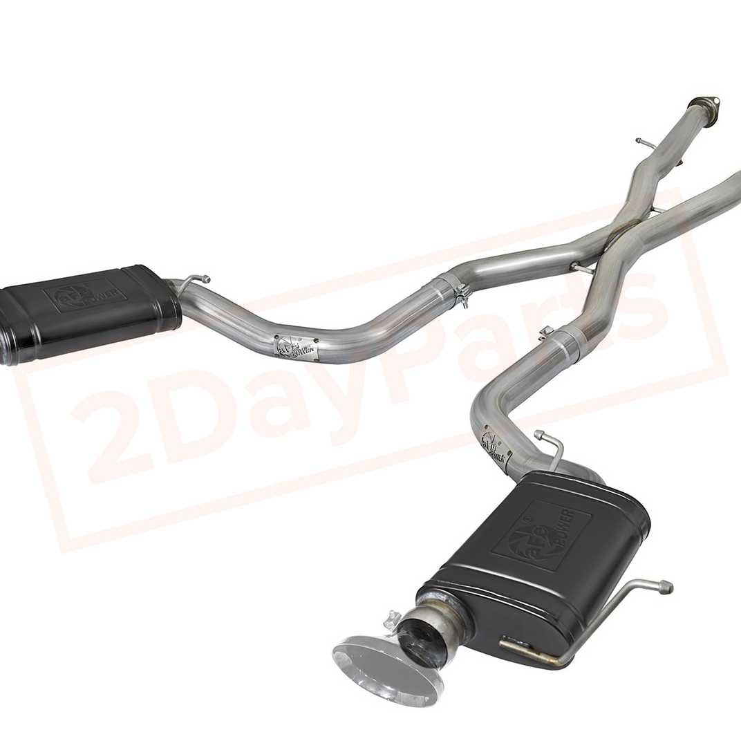 Image aFe Power Gas Cat-Back Exhaust System for Jeep Grand Cherokee SRT 2014 - 2021 part in Exhaust Systems category