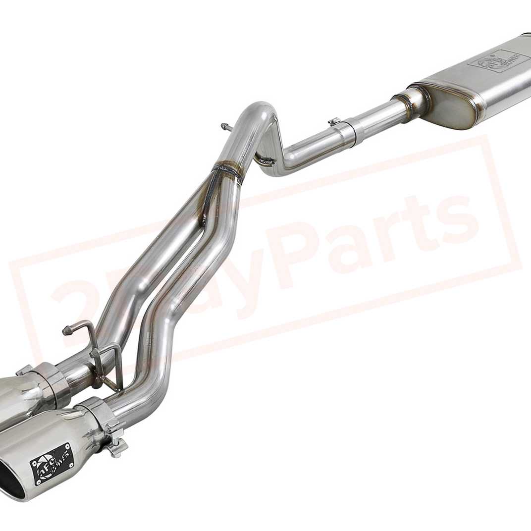 Image aFe Power Gas Cat-Back Exhaust System for Jeep Wrangler JK 2007 - 2011 part in Exhaust Systems category