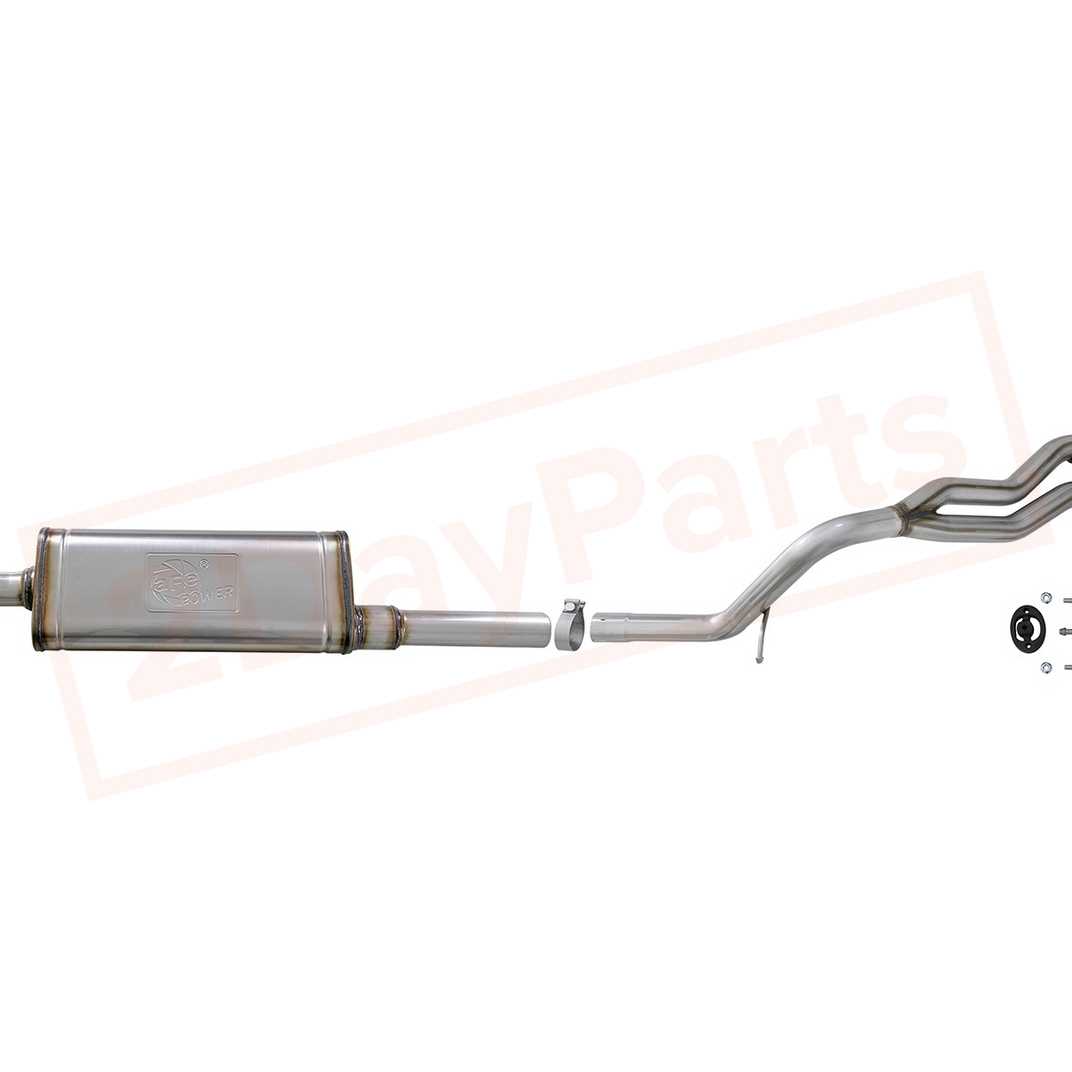 Image 2 aFe Power Gas Cat-Back Exhaust System for Jeep Wrangler JK 2007 - 2011 part in Exhaust Systems category