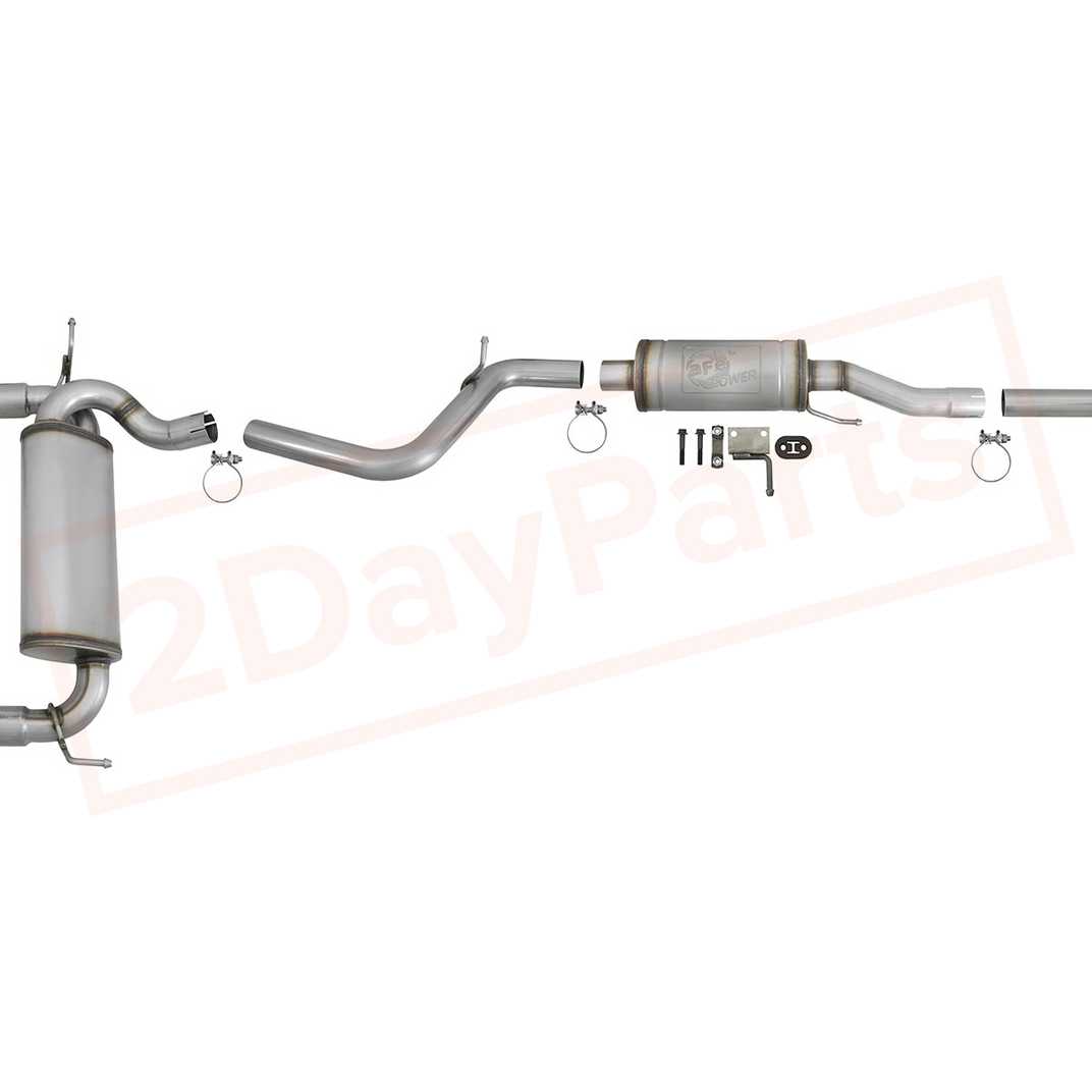 Image 3 aFe Power Gas Cat-Back Exhaust System for Jeep Wrangler JK 2012 - 2018 part in Exhaust Systems category