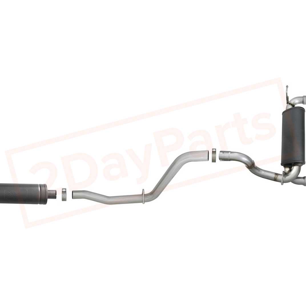 Image 2 aFe Power Gas Cat-Back Exhaust System for Jeep Wrangler JL 2018 - 2021 part in Exhaust Systems category