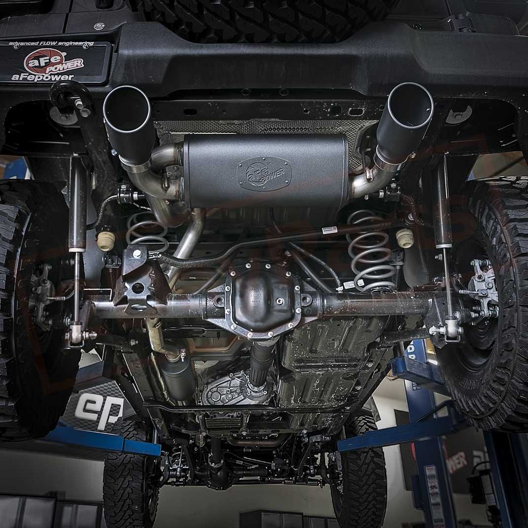 Image 3 aFe Power Gas Cat-Back Exhaust System for Jeep Wrangler JL 2018 - 2021 part in Exhaust Systems category