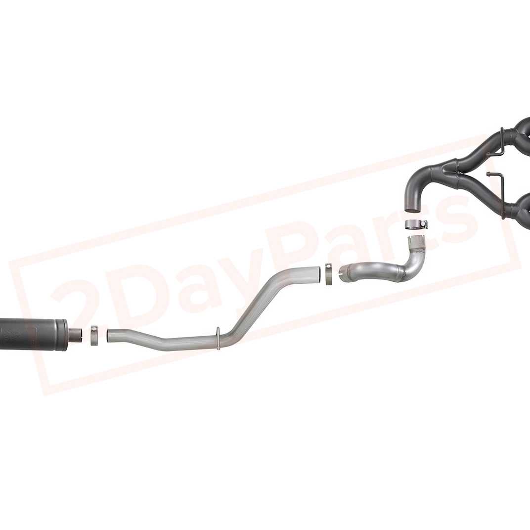 Image 2 aFe Power Gas Cat-Back Exhaust System for Jeep Wrangler JL 2018 - 2021 part in Exhaust Systems category
