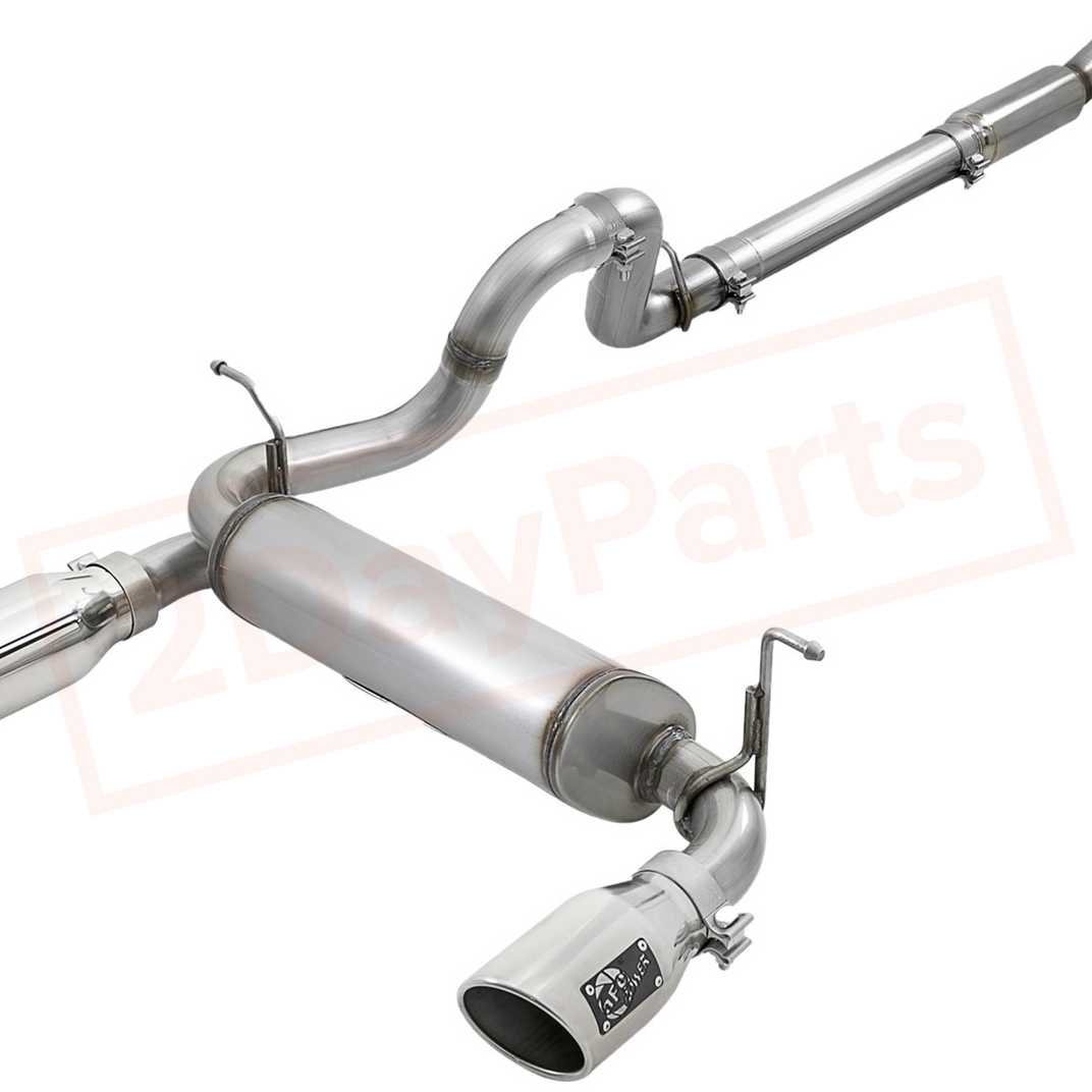 Image aFe Power Gas Cat-Back Exhaust System for Jeep Wrangler JL 2020 - 2021 part in Exhaust Systems category