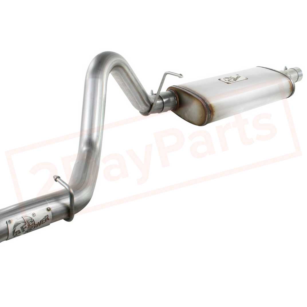 Image aFe Power Gas Cat-Back Exhaust System for Jeep Wrangler TJ 1997 - 1999 part in Exhaust Systems category