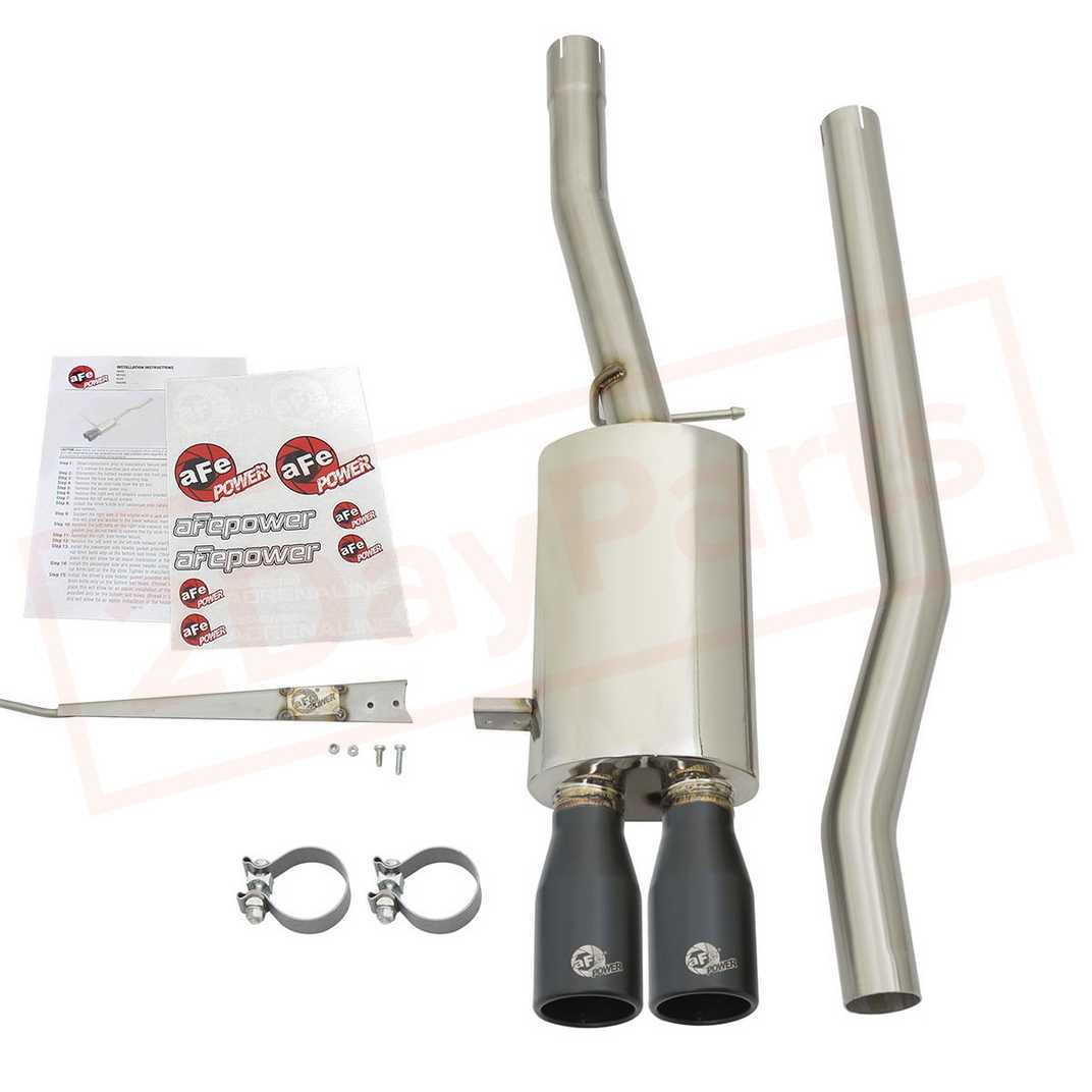 Image aFe Power Gas Cat-Back Exhaust System for MINI Cooper S (F56) B46 Engine 2015 - 2021 part in Exhaust Systems category