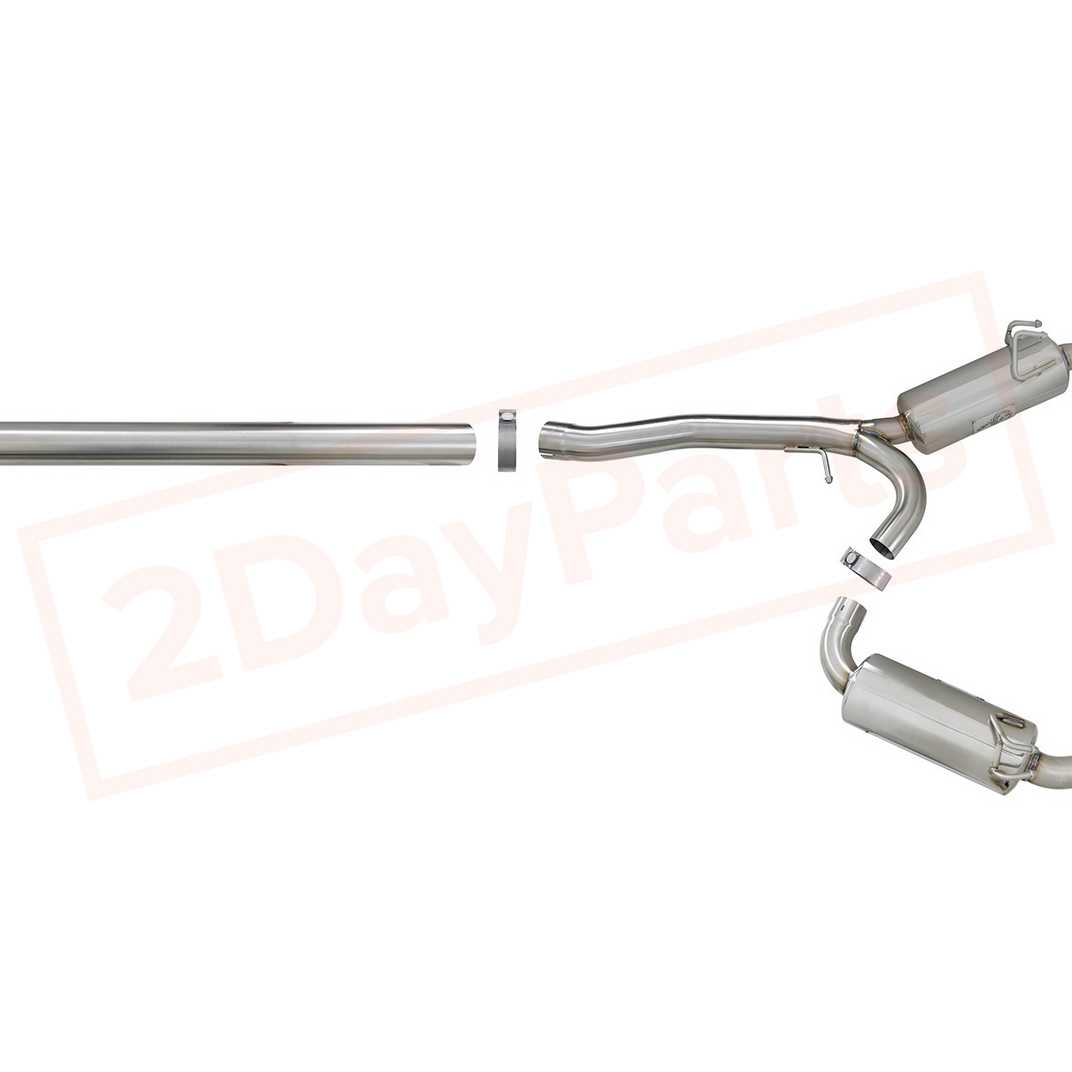 Image 3 aFe Power Gas Cat-Back Exhaust System for Mitsubishi Lancer Evolution X (CZ4A) Turbo; Includes MR/GSR Models 2008 - 2015  part in Exhaust Systems category